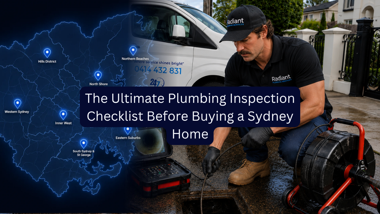 The Ultimate Plumbing Inspection Checklist Before Buying a Sydney Home